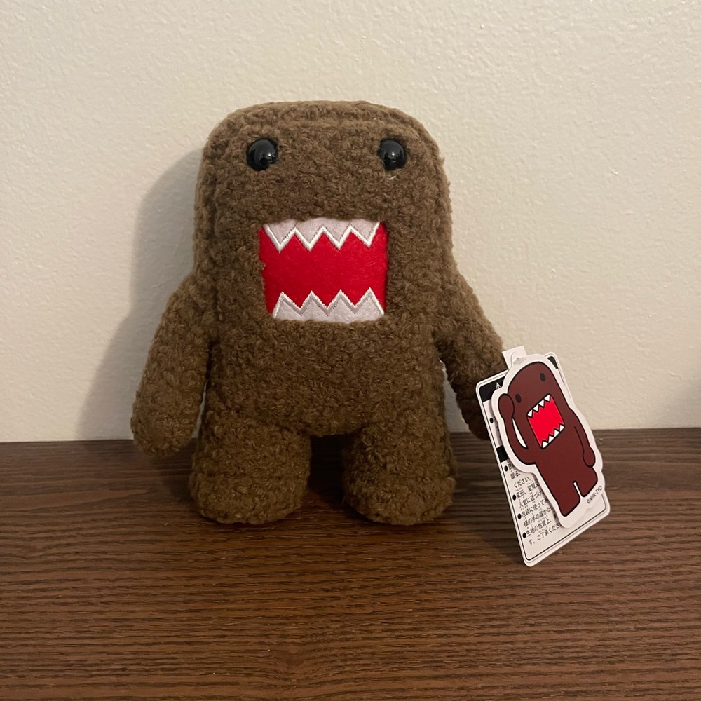 Stuffed Animal Domo Kun Plush Doll Soft Kawaii Collectible